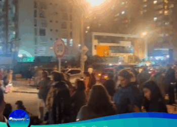 Ante un nuevo sismo  de 5.1 Decenas de Personas en Bogotá Salen a las Calles