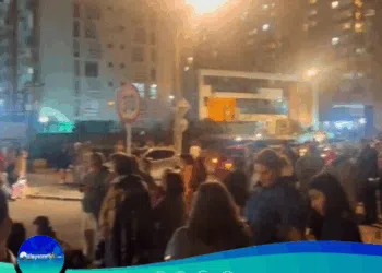 Ante un nuevo sismo de 5.1 Decenas de Personas en Bogotá Salen a las Calles