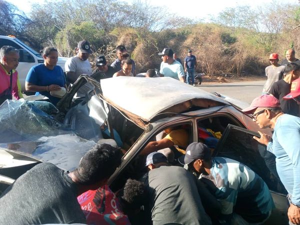 Trágico accidente en Carúpano: Tres víctimas fatales y tres heridos en volcamiento