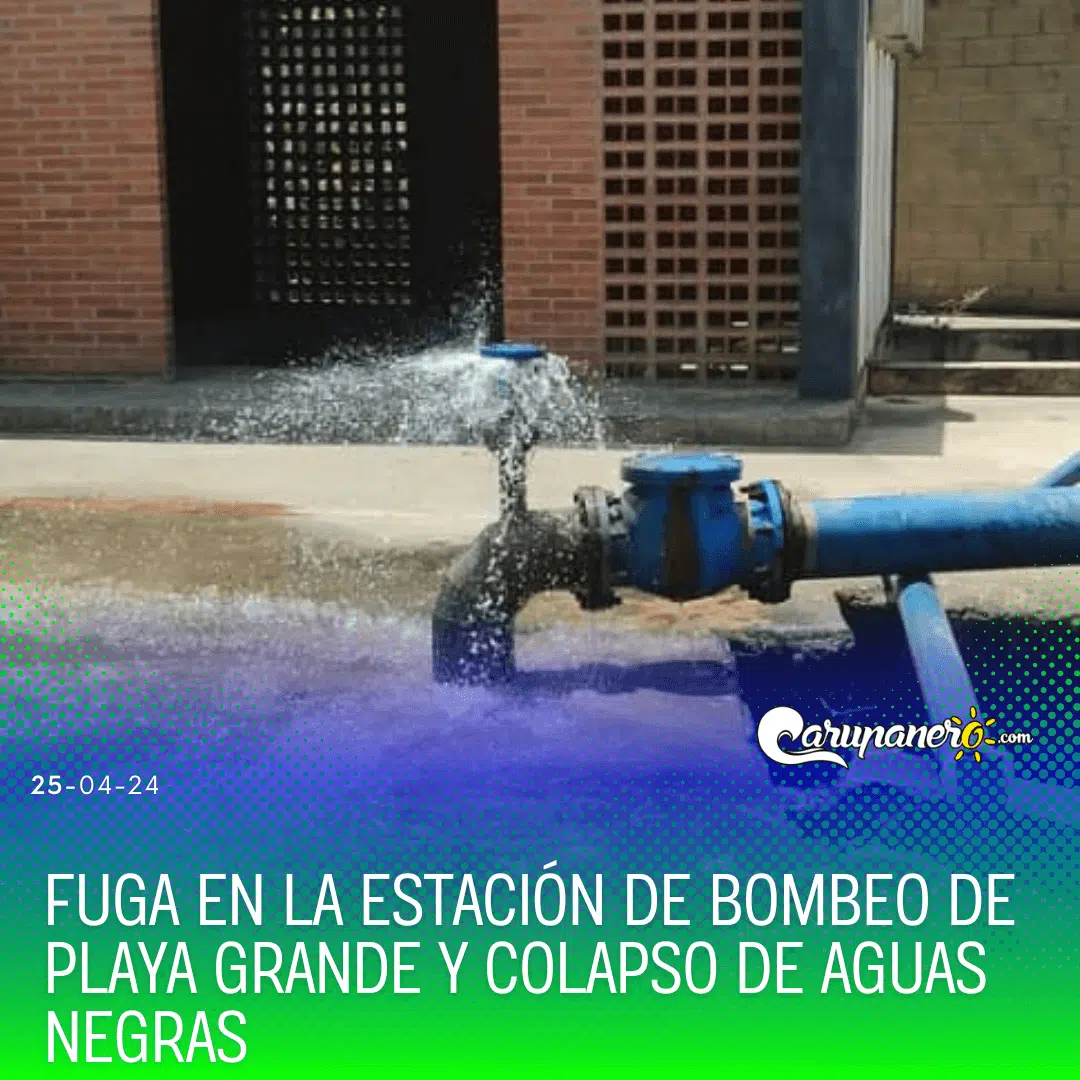 fuga estacion bombeo playa grande