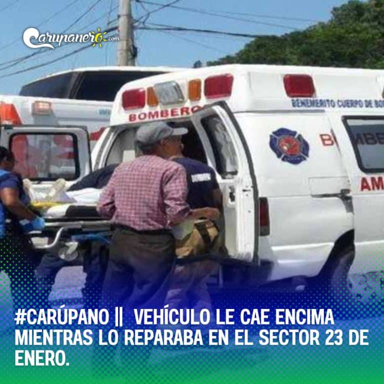 Carúpano || Vehículo le Cae Encima Mientras lo Reparaba en el Sector 23 de Enero.