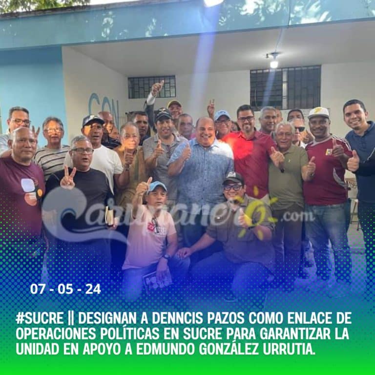 Designan a Denncis Pazos como enlace de operaciones políticas en Sucre para garantizar la unidad en apoyo a Edmundo González Urrutia