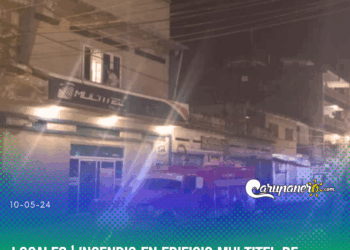 Incendio en Edificio Multitel de Carúpano Debido a Falla en Sistema de Aires Acondicionados