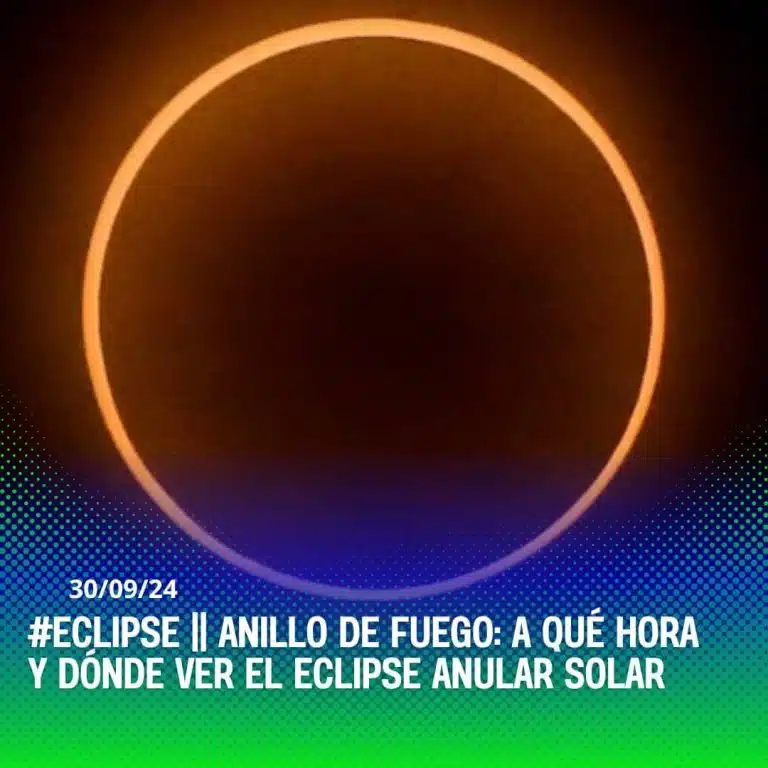 ECLIPSE – ANILLO DE FUEGO ECLIPSE ANULAR SOLAR