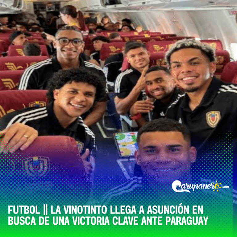 La Vinotinto ya en Asunción para enfrentar a Paraguay