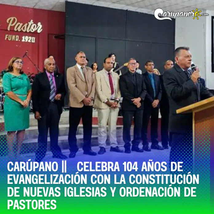 celebración pastores evangelico carupaneros