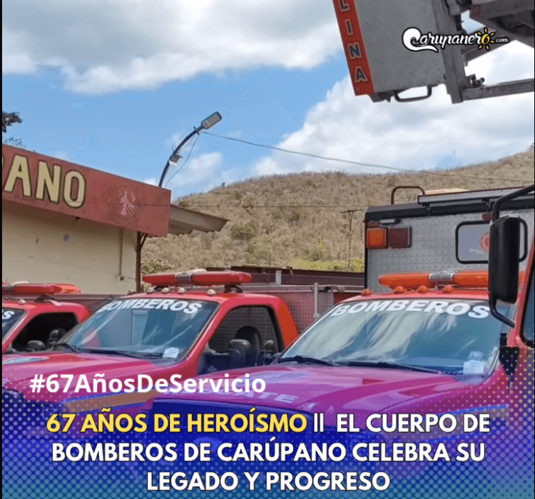 BOMBEROS CARÚPANO ANIVERSARIO 67 AÑOS