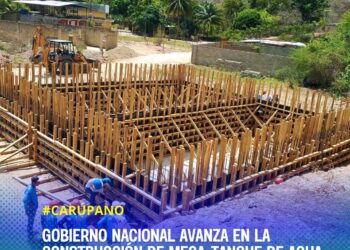 TANQUE CONSTRUCCION PLAYA GRANDE CARÚPANO