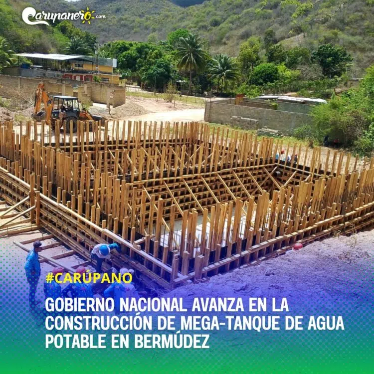 TANQUE CONSTRUCCION PLAYA GRANDE CARÚPANO