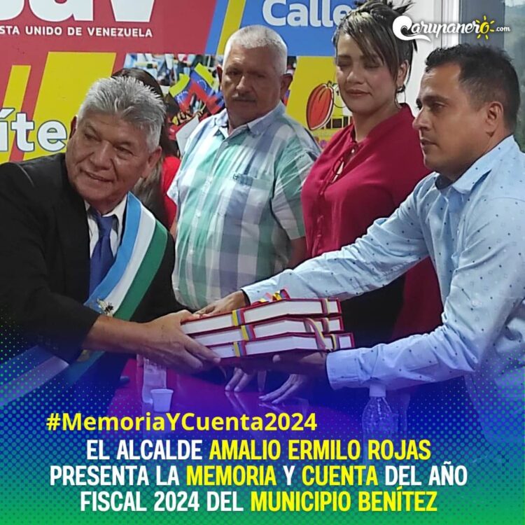 El Alcalde Amalio Ermilo Rojas presenta la Memoria y Cuenta del Año Fiscal 2024 del Municipio Benítez