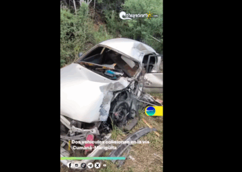 Choque en vía Cumaná-Marigüitar deja tres heridos