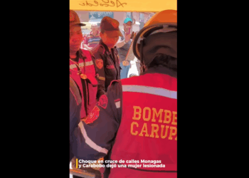 Choque en calles de Carúpano deja una mujer lesionada