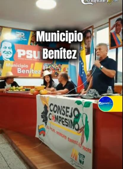 Benítez oficializa 96 Consejos Campesinos y anuncia reactivación del Lago de Guanoco