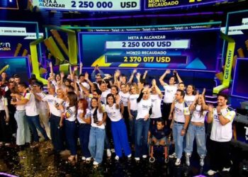 La jornada benéfica «Unidos por Venezuela» cerró este sábado con una recaudación final de 2.370.017 dólares, superando ampliamente las proyecciones iniciales